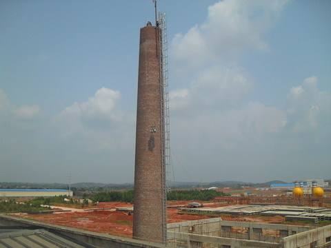 中国40米砖烟囱新建